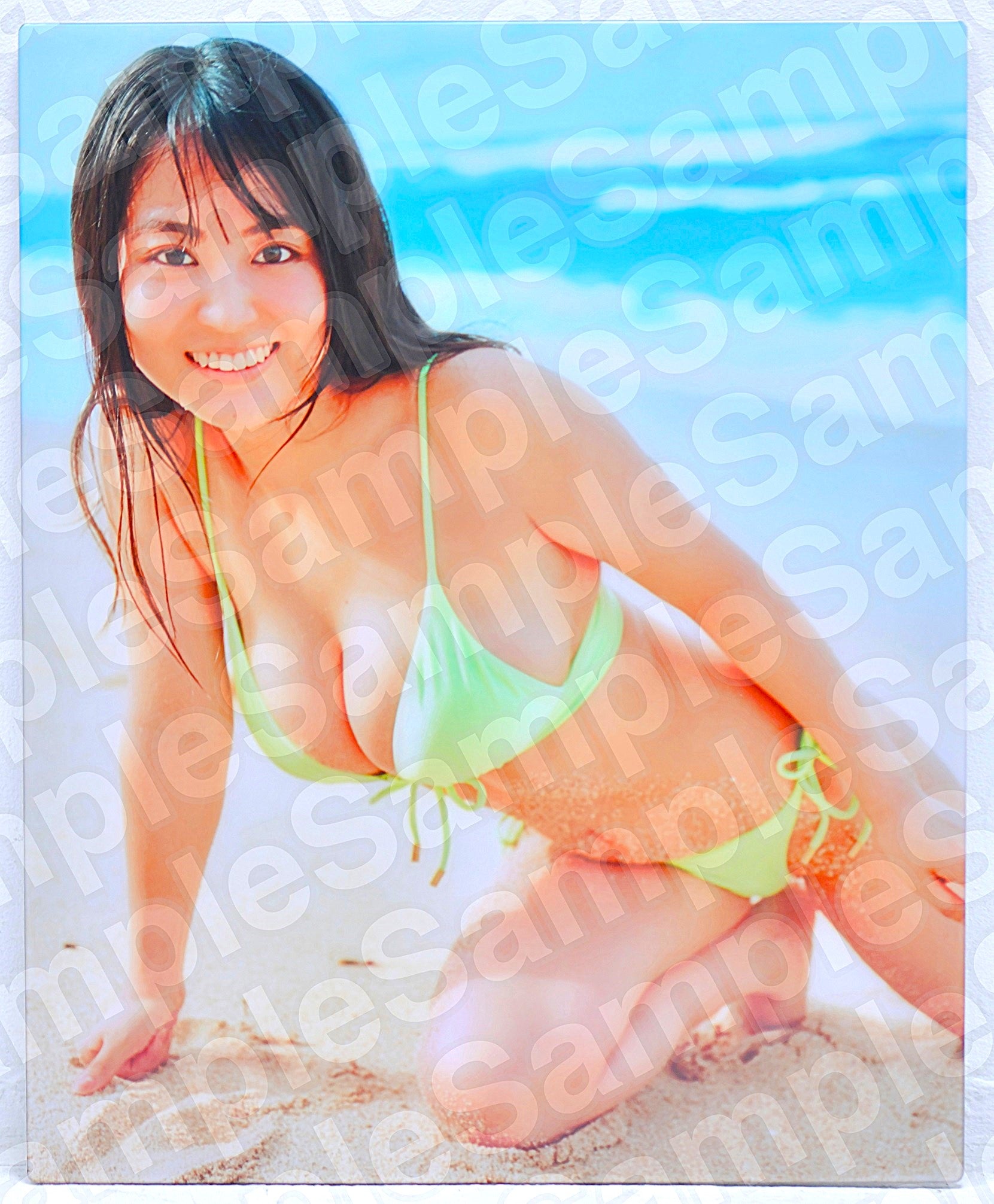 【数量限定受注生産】福井梨莉華 超特大サイズ (42.5cm×52.5cm) クリスタルフォトパネル(11月24日まで)