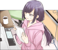 【スタンプ】笑顔のたえない職場です。