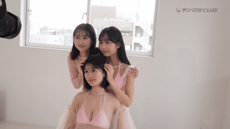 【NMB48】11期生の初グラビアトリオ♡【岡腰星来 田中れい 谷口詩乃】