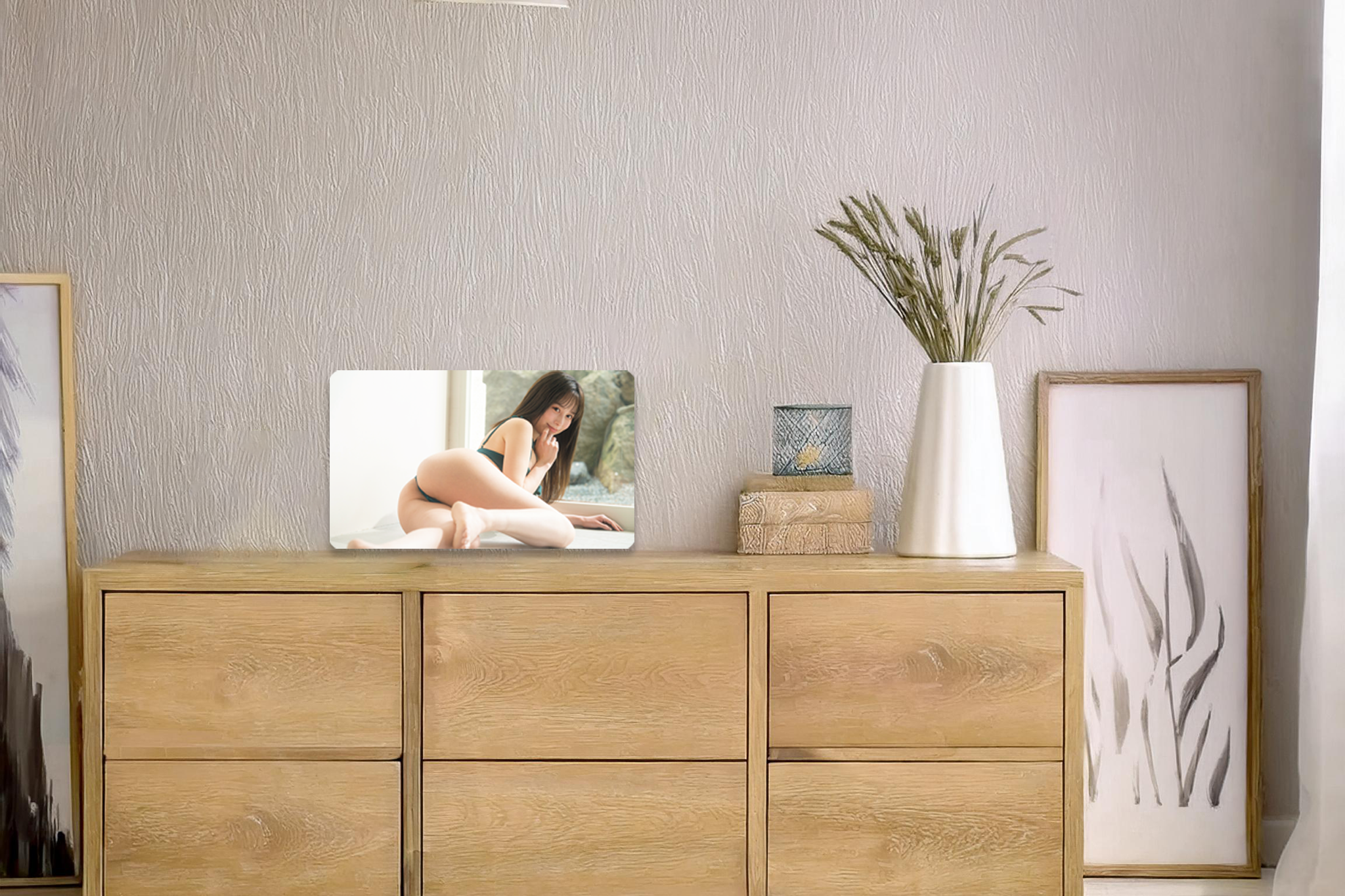 【数量限定受注生産】尾崎明日香 大サイズ (40.0cm×23.5cm) クリスタルフォトパネル(7月15日まで)