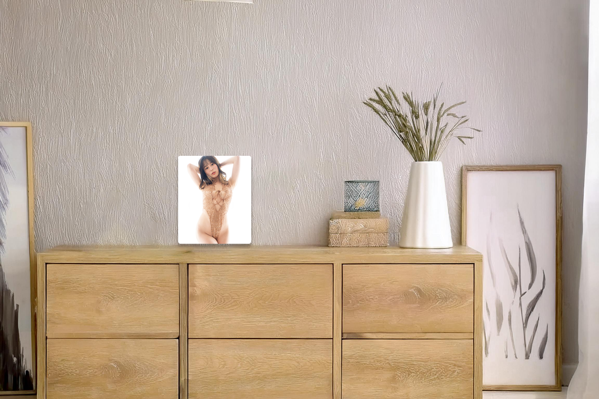 【数量限定受注生産】尾崎明日香 中サイズ (20.0cm×24.0cm) クリスタルフォトパネル(7月15日まで)