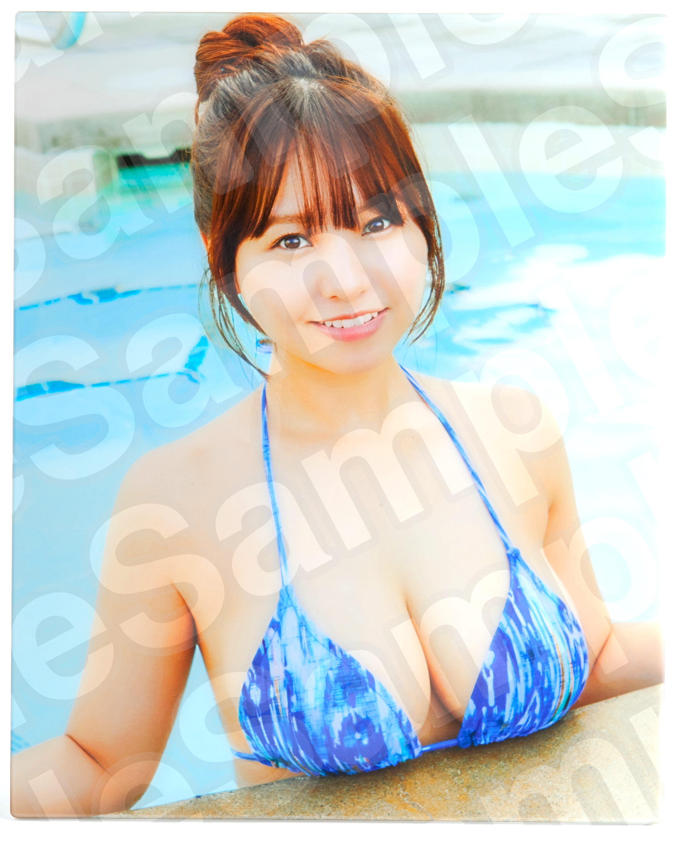 ＜2025新作＞【数量限定受注生産】本郷柚巴 超特大サイズ (42.5cm×52.5cm) クリスタルフォトパネル(1月5日まで)