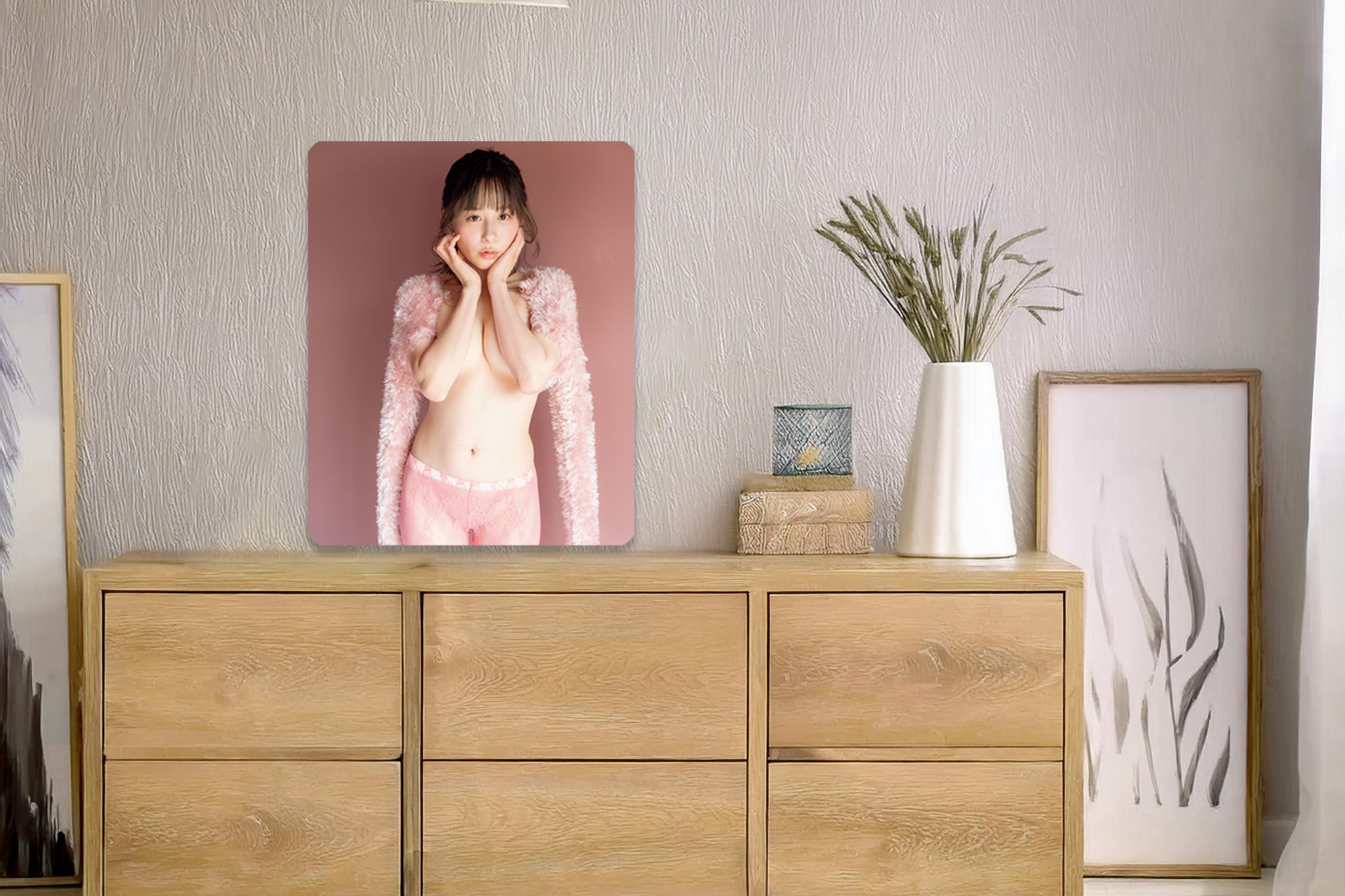 【数量限定受注生産】尾崎明日香 超特大サイズ (42.5cm×52.5cm) クリスタルフォトパネル(7月15日まで)